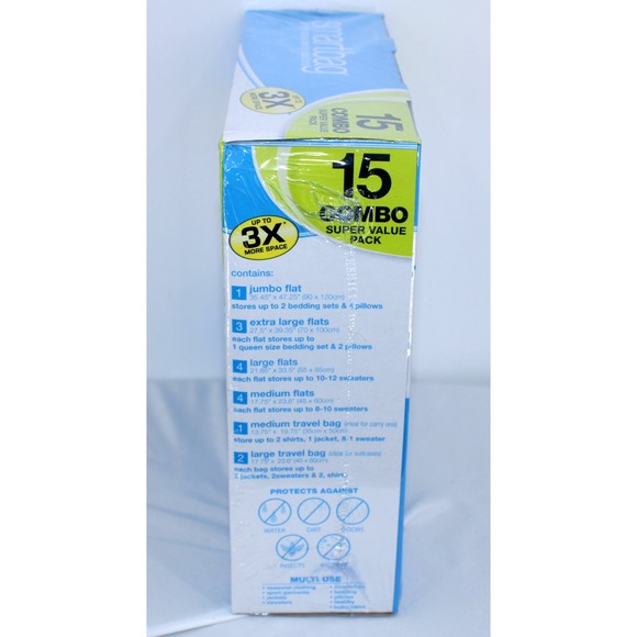 Smartbag 15 Combo Super Value Pack Airtight Space Saving Vacuum Storage Bags - Picture 4 of 4